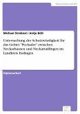 Untersuchung der Schutzwürdigkeit für das Gebiet "Pechader" zwischen Neckarhausen und Neckartailfingen im Landkreis Esslingen (eBook, PDF)