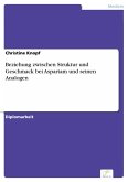 Beziehung zwischen Struktur und Geschmack bei Aspartam und seinen Analogen (eBook, PDF)