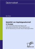 Mobilität von Kapitalgesellschaft in Europa (eBook, PDF)