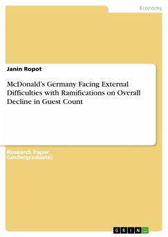 McDonald's Germany Facing External Difficulties with Ramifications on Overall Decline in Guest Count (eBook, PDF) - Ropot, Janin
