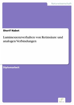 Lumineszenzverhalten von Retinsäure und analogen Verbindungen (eBook, PDF) - Nabet, Sherif