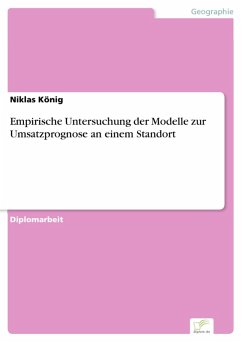 Empirische Untersuchung der Modelle zur Umsatzprognose an einem Standort (eBook, PDF) - König, Niklas