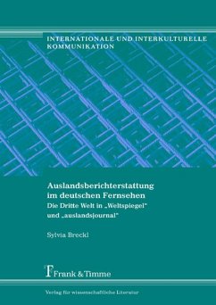 Cover Auslandsberichterstattung im deutschen Fernsehen (eBook, PDF)