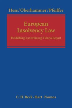 European Insolvency Law - Hess, Burkhard; Oberhammer, Paul; Pfeiffer, Thomas