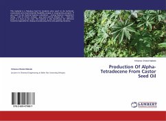 Production Of Alpha-Tetradecene From Castor Seed Oil
