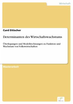 Determinanten des Wirtschaftswachstums (eBook, PDF) - Ettischer, Curd