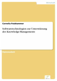 Softwaretechnologien zur Unterstützung des Knowledge-Managements (eBook, PDF) - Putzhammer, Cornelia