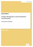 Change Management und betrieblicher Umweltschutz (eBook, PDF)