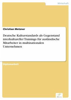Deutsche Kulturstandards als Gegenstand interkultureller Trainings für ausländische Mitarbeiter in multinationalen Unternehmen (eBook, PDF) - Metzner, Christian