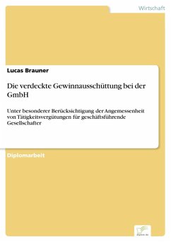 Die verdeckte Gewinnausschüttung bei der GmbH (eBook, PDF) - Brauner, Lucas