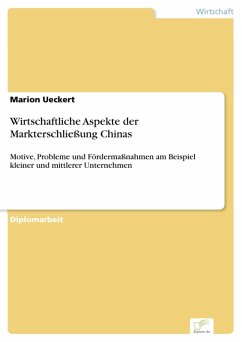 Wirtschaftliche Aspekte der Markterschließung Chinas (eBook, PDF) - Ueckert, Marion