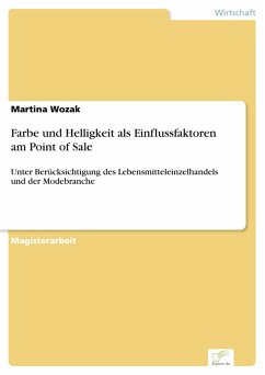 Farbe und Helligkeit als Einflussfaktoren am Point of Sale (eBook, PDF) - Wozak, Martina