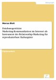 Databasegestützte Marketing-Kommunikation im Internet als Instrument des Relationship-Marketing für reproduzierbare Kulturgüter (eBook, PDF)