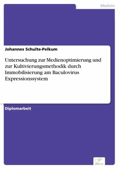 Untersuchung zur Medienoptimierung und zur Kultivierungsmethodik durch Immobilisierung am Baculovirus Expressionssystem (eBook, PDF) - Schulte-Pelkum, Johannes