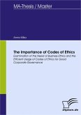 The Importance of Codes of Ethics (eBook, PDF)