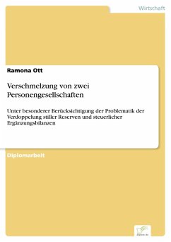 Verschmelzung von zwei Personengesellschaften (eBook, PDF) - Ott, Ramona