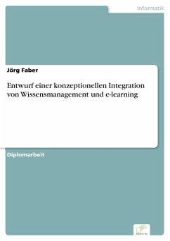 Entwurf einer konzeptionellen Integration von Wissensmanagement und e-learning (eBook, PDF) - Faber, Jörg