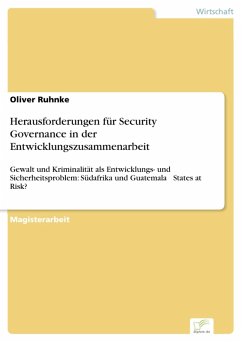 Herausforderungen für Security Governance in der Entwicklungszusammenarbeit (eBook, PDF) - Ruhnke, Oliver