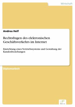 Rechtsfragen des elektronischen Geschäftsverkehrs im Internet (eBook, PDF) - Helf, Andrea