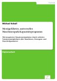 Menügeführtes, universelles Maschinenpark-Kapazitätsprogramm (eBook, PDF)