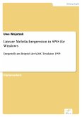 Lineare Mehrfachregression in SPSS für Windows (eBook, PDF)