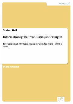 Informationsgehalt von Ratingänderungen (eBook, PDF) - Heil, Stefan