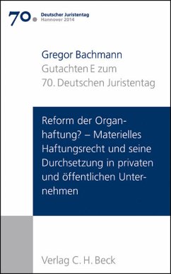Cover Bachmann, G: Verhandlungen des 70. Deutschen Juristentages H
