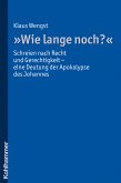 &quote;Wie lange noch?&quote; (eBook, PDF)