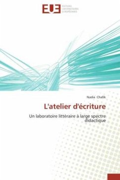Cover L'atelier d'écriture