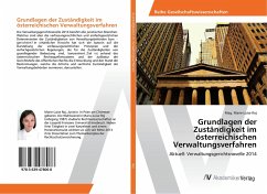 Grundlagen der Zuständigkeit im österreichischen Verwaltungsverfahren - Roj, Marie-Luise