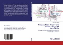 Processability Theory and Arabic Language Acquisition