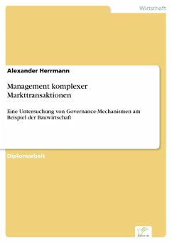 Management komplexer Markttransaktionen (eBook, PDF) - Herrmann, Alexander