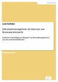 Informationsangebote im Internet aus Konsumentensicht (eBook, PDF)