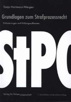 Grundlagen zum Strafprozessrecht - Hartmann-Wergen, Tanja