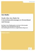 Studie über den Markt für Unternehmensberatungen in Deutschland und Europa (eBook, PDF)