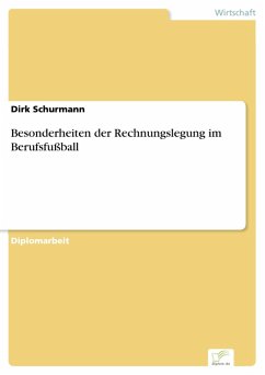 Besonderheiten der Rechnungslegung im Berufsfußball (eBook, PDF) - Schurmann, Dirk