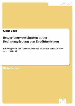 Bewertungsvorschriften in der Rechnungslegung von Kreditinstituten (eBook, PDF) - Born, Claus