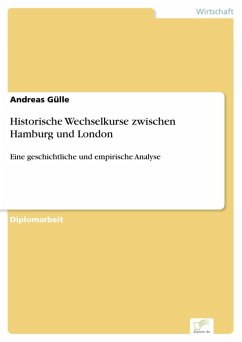 Historische Wechselkurse zwischen Hamburg und London (eBook, PDF) - Gülle, Andreas
