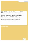 Critical Evaluation of the Strategies of Privatization and Public Offerings (eBook, PDF)