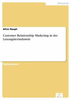 Customer Relationship Marketing in der Luxusgüterindustrie (eBook, PDF) - Haupt, Alice