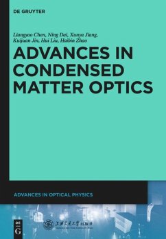 Advances in Condensed Matter Optics - Chen, Liangyao;Dai, Ning;Jiang, Xunya
