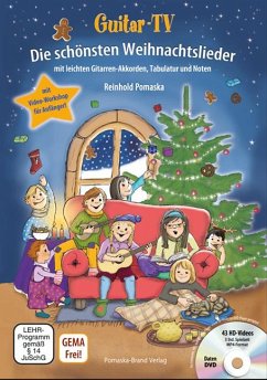 Guitar-TV: Die schönsten Weihnachtslieder (mit DVD) - Pomaska, Reinhold