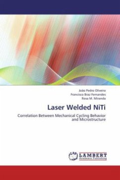 Laser Welded NiTi - Oliveira, João Pedro;Braz Fernandes, Francisco;Miranda, Rosa M.