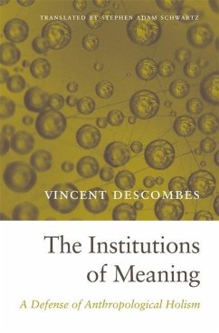 Institutions of Meaning - Descombes, Vincent