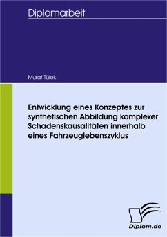 Entwicklung eines Konzeptes zur synthetischen Abbildung komplexer Schadenskausalitäten innerhalb eines Fahrzeuglebenszyklus (eBook, PDF) - Tülek, Murat