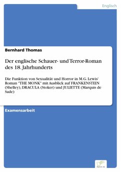 Der englische Schauer- und Terror-Roman des 18. Jahrhunderts (eBook, PDF) - Thomas, Bernhard