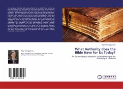 What Authority does the Bible Have for Us Today?