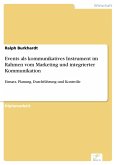 Events als kommunikatives Instrument im Rahmen vom Marketing und integrierter Kommunikation (eBook, PDF)