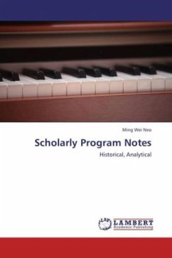 Scholarly Program Notes