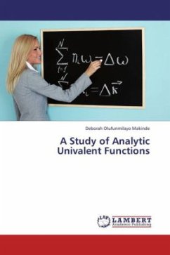 A Study of Analytic Univalent Functions - Makinde, Deborah Olufunmilayo